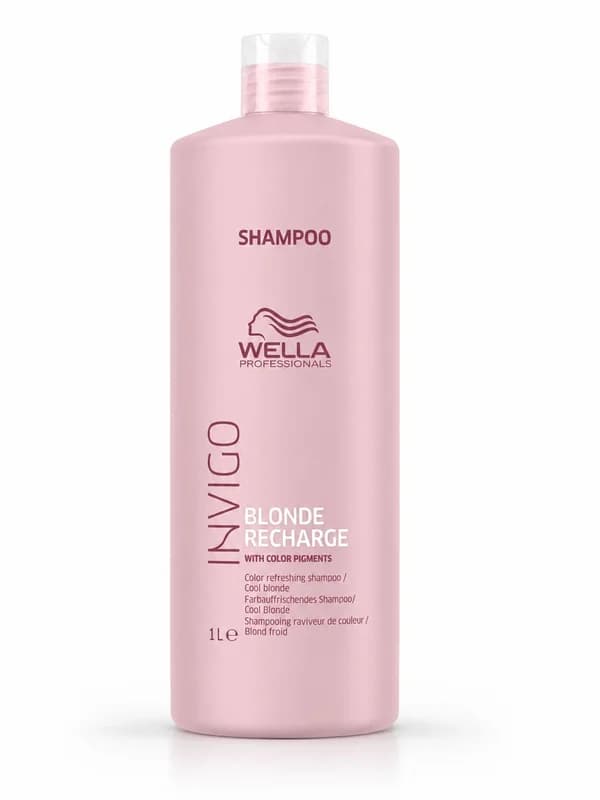 Wella Invigo Blonde Recharge Shampoo – 1L